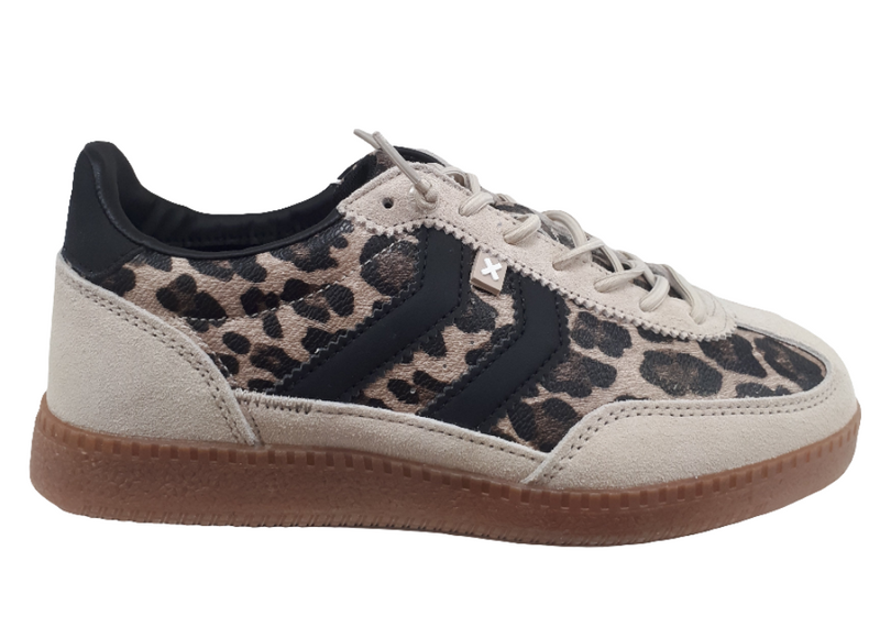 XTI Ladies Flat Elastic Lace Shoe 144159