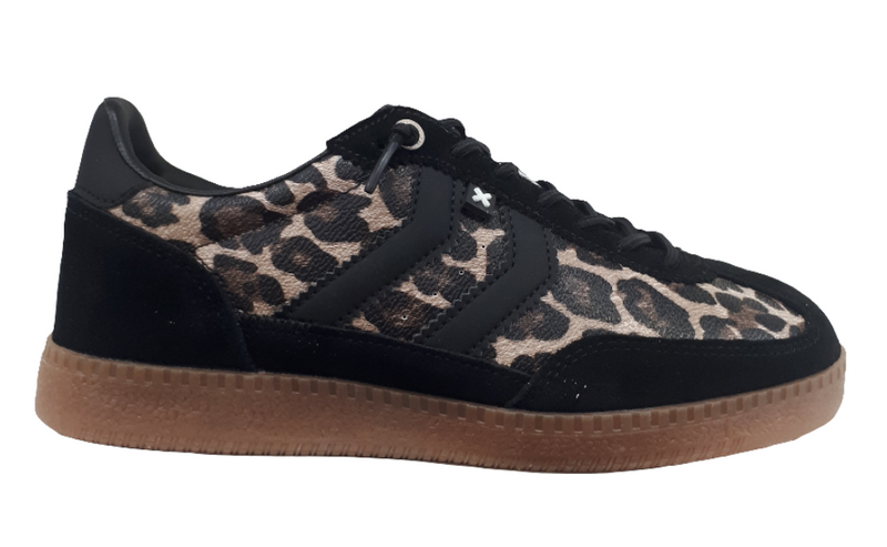 XTI Ladies Flat Elastic Laced Shoe 144159