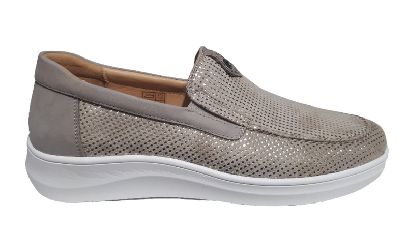 Grunwald G Comfort Ladies Slip On Wedge Loafer 25292