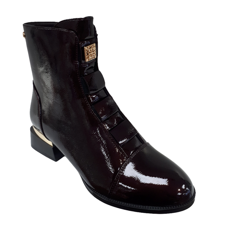 Patrizio Como Lierganes Ladies Block Heel Ankle Boot