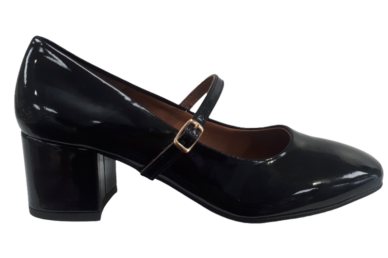 Zara Ladies Black Heel Dancing Shoe 6610