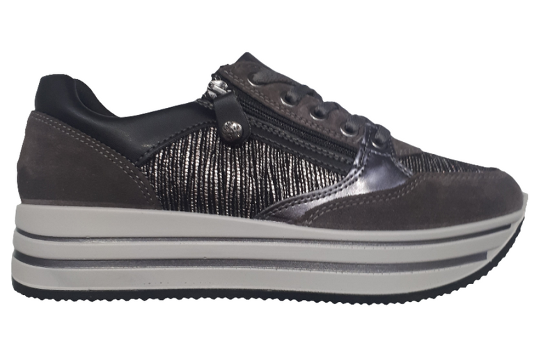 Imac Ladies Low Platform Laced Shoe 858450
