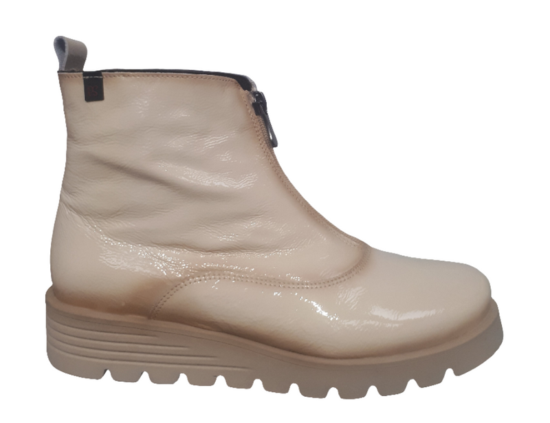 Pepe Menargues Ladies Front Zip Wedge Ankle Boot 21544