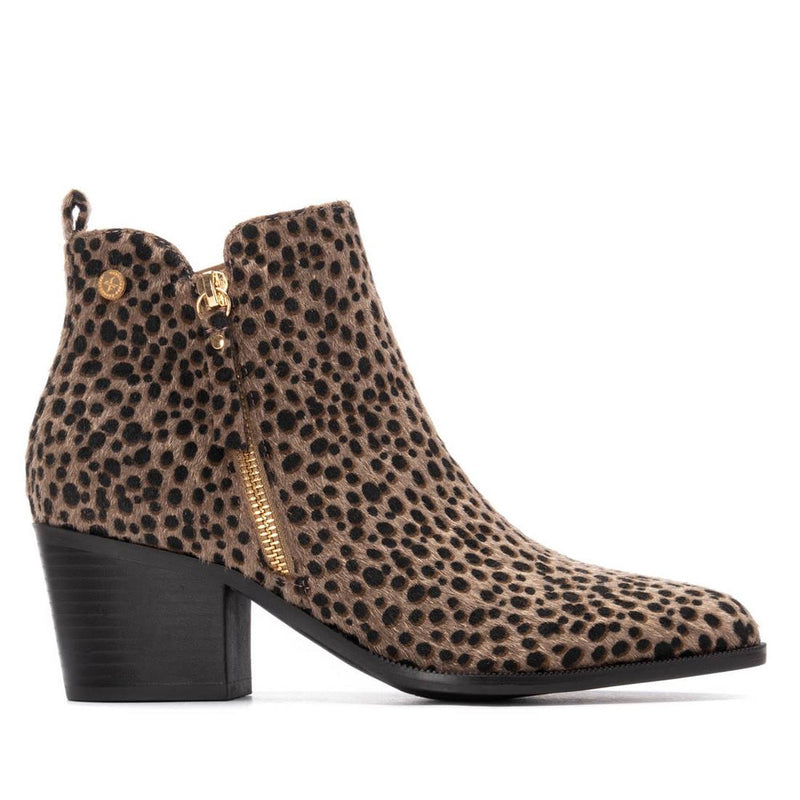 XTI Ladies Block Heel Ankle Boot 144648
