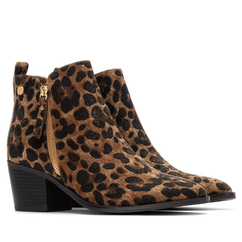 XTI Ladies Block Heel Ankle Boot 144648