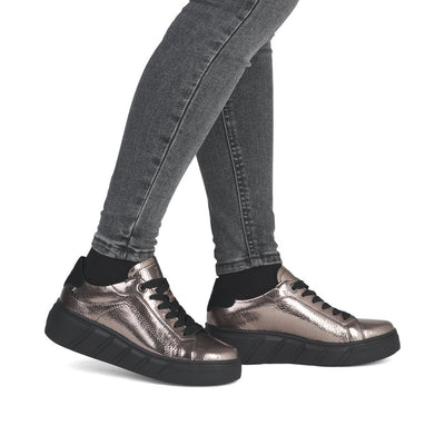 Rieker Revolution Ladies Platform Laced Shoe W2601-91