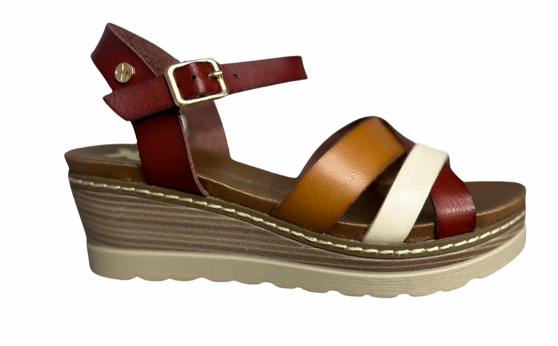 XTI Ladies High Wedge Sandal 142849