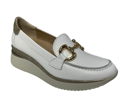 Pitillos Ladies Slip On Wedge Loafer Shoe 5662