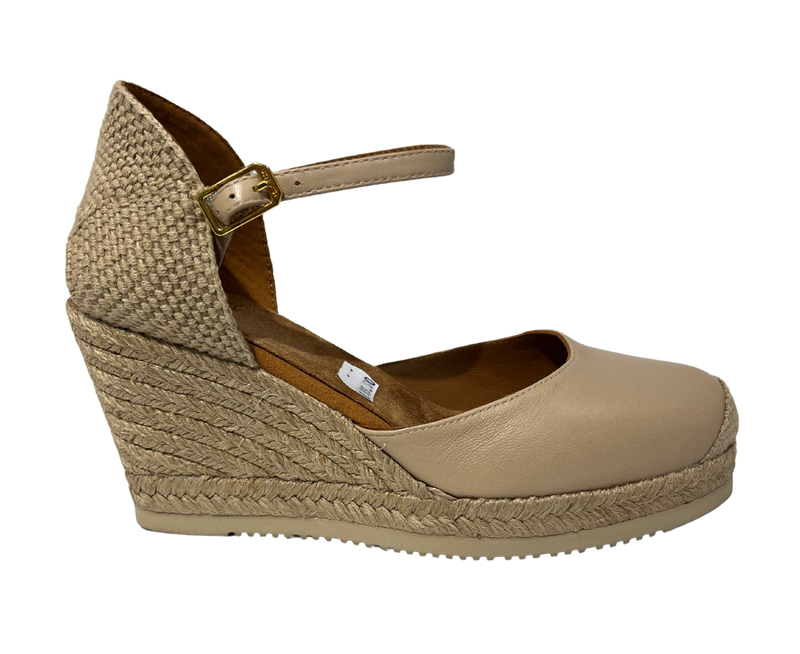 Unisa Castilla Ladies Espadrille High Wedge Shoe