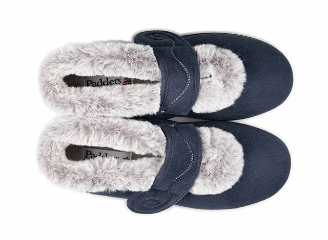 Padders Hush Ladies Wide Fit Velcro Slipper 409/24 - Main Image