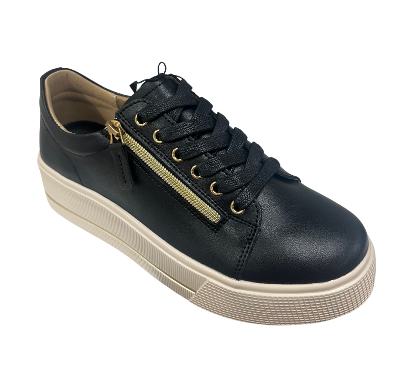 Patrizio Como Ravenna Ladies Platform Shoe Black