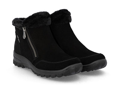 Rieker Ladies Fur Lined Wedge Ankle Boot L7188-00