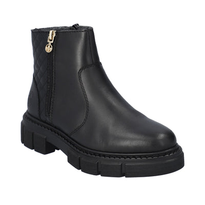 Rieker Ladies Chunky Zip Ankle Boot M3870-00
