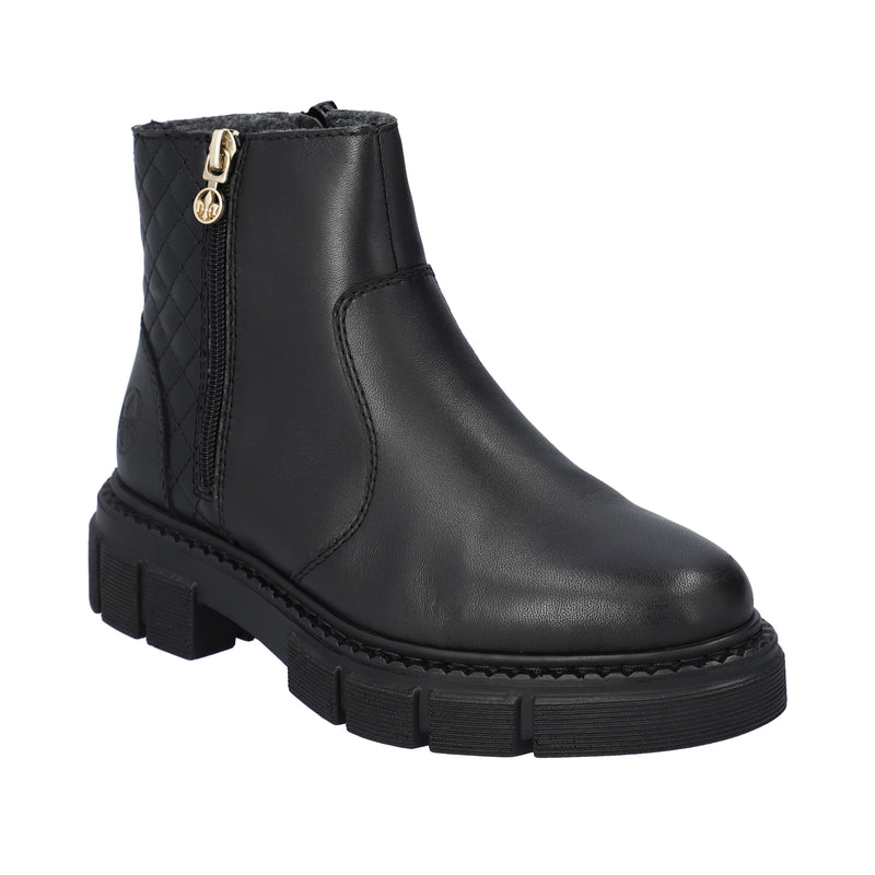 Rieker Ladies Chunky Zip Ankle Boot M3870-00