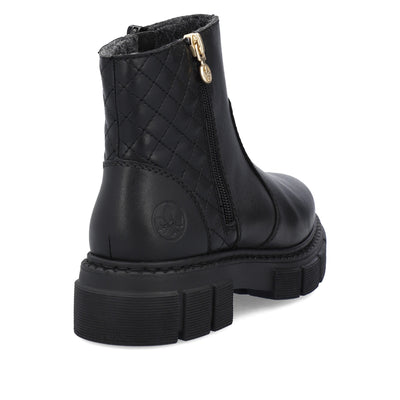 Rieker Ladies Chunky Zip Ankle Boot M3870-00