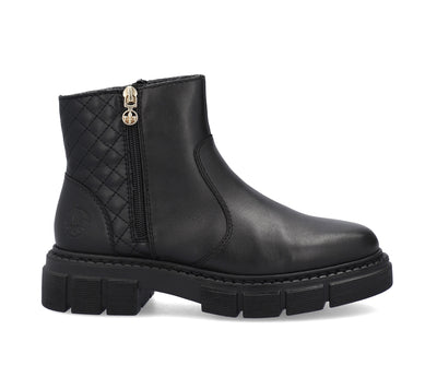 Rieker Ladies Chunky Zip Ankle Boot M3870-00