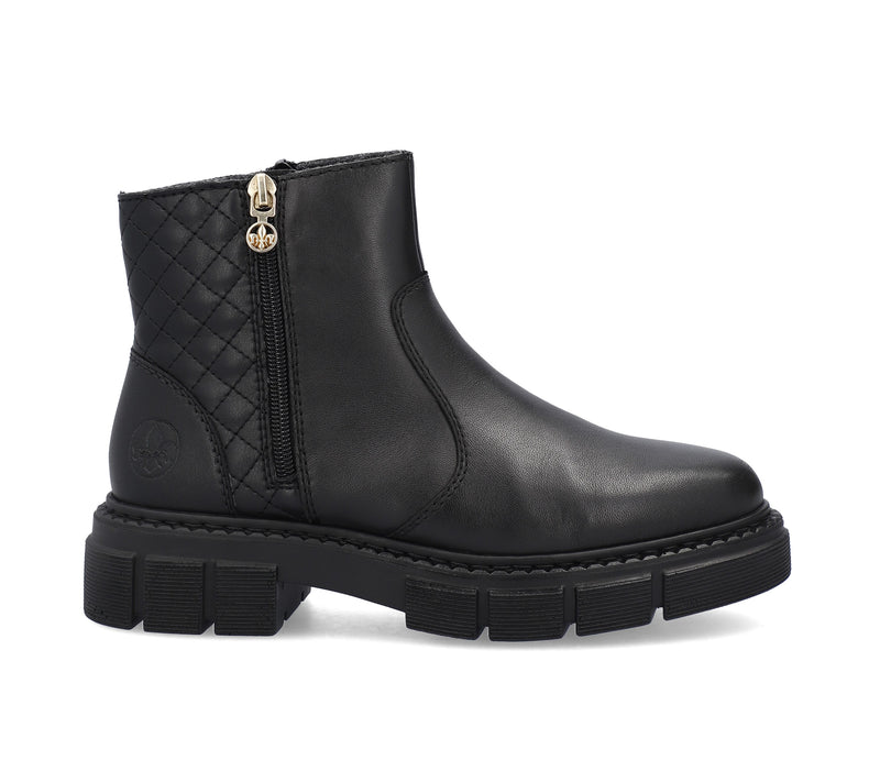 Rieker Ladies Chunky Zip Ankle Boot M3870-00