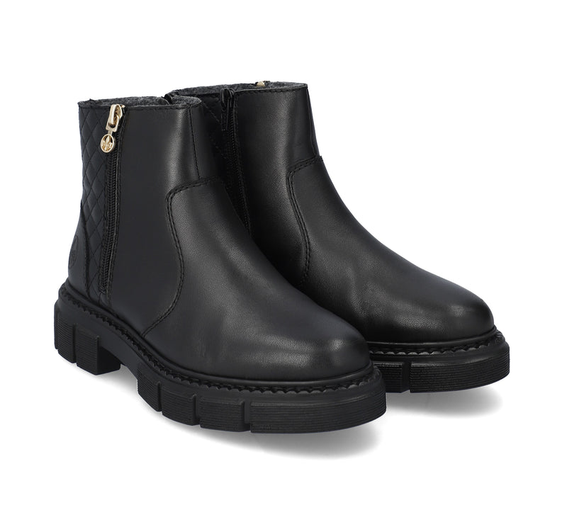 Rieker Ladies Chunky Zip Ankle Boot M3870-00