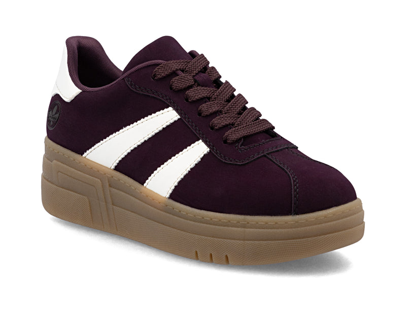 Rieker Ladies Laced Platform Shoe M7601-30