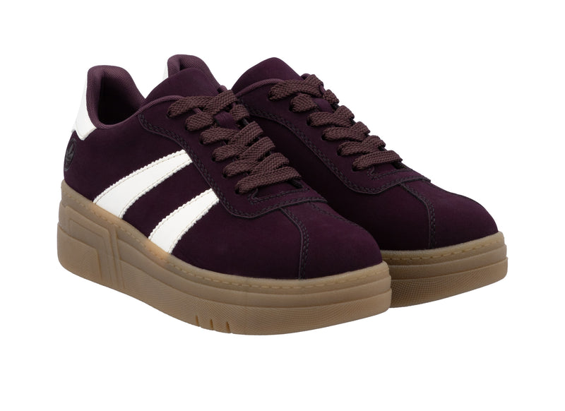 Rieker Ladies Laced Platform Shoe M7601-30
