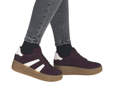 Rieker Ladies Laced Platform Shoe M7601-30