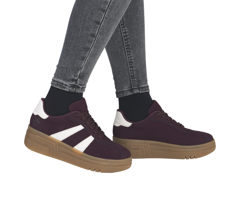 Rieker Ladies Laced Platform Shoe M7601-30