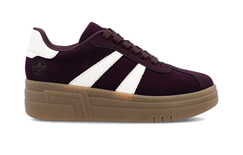 Rieker Ladies Laced Platform Shoe M7601-30