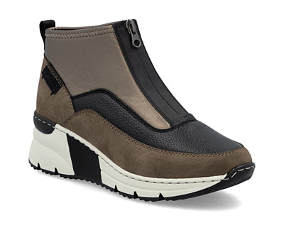 Rieker Ladies Wedge Zip Ankle Boot N6352-25