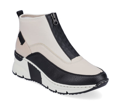 Rieker Ladies Wedge Zip Ankle Boot N6352-60