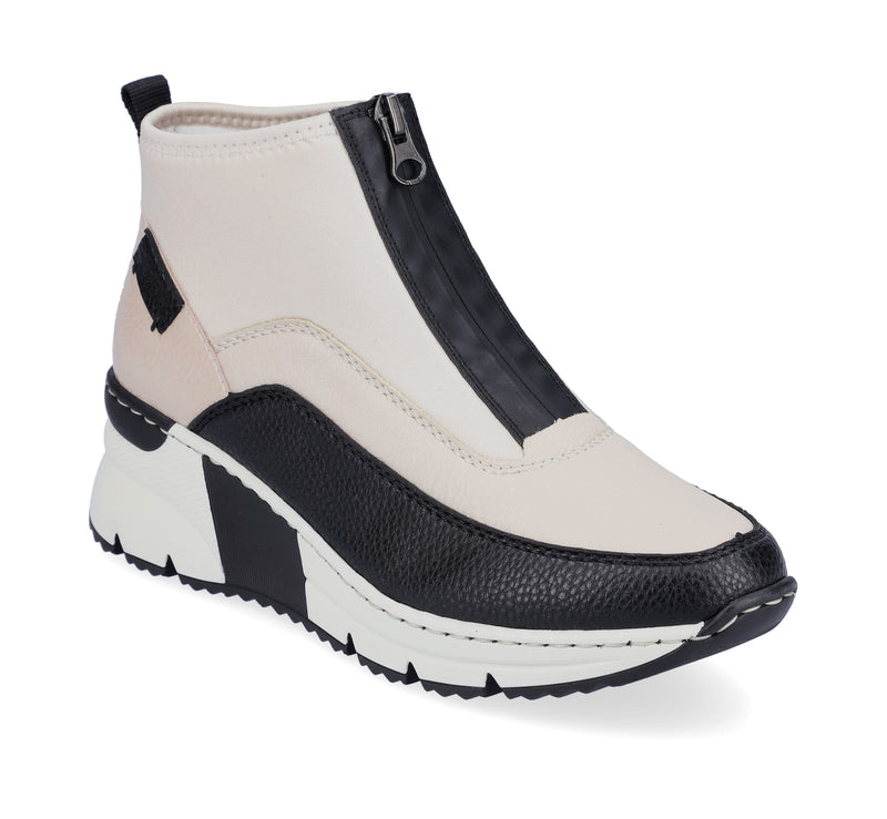 Rieker Ladies Wedge Zip Ankle Boot N6352-60