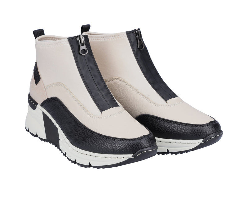 Rieker Ladies Wedge Zip Ankle Boot N6352-60