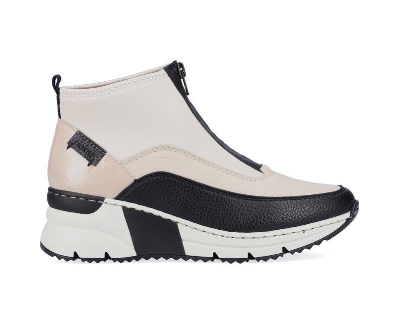 Rieker Ladies Wedge Zip Ankle Boot N6352-60