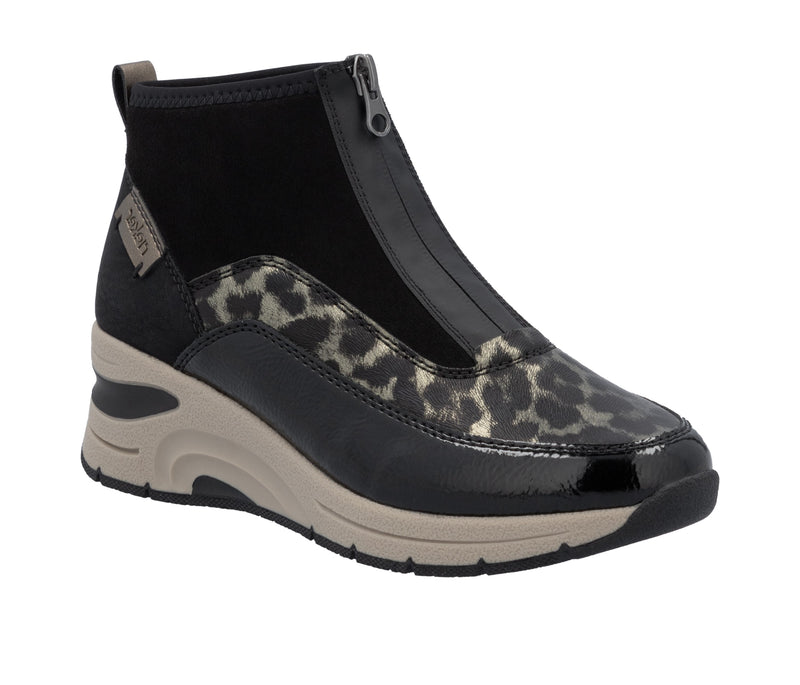 Rieker Ladies Wedge Zip Ankle Boot N9362-00