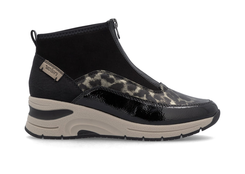 Rieker Ladies Wedge Zip Ankle Boot N9362-00