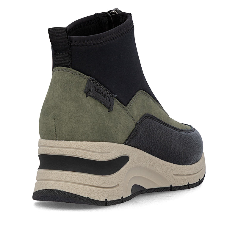 Rieker Ladies Wedge Zip Ankle Boot N9362-54