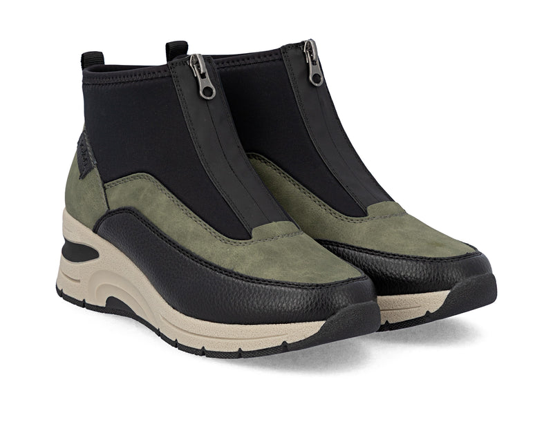 Rieker Ladies Wedge Zip Ankle Boot N9362-54