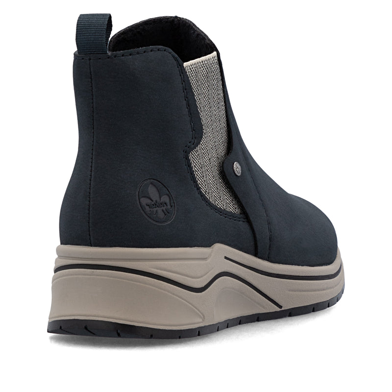 Rieker Ladies Low Wedge Ankle Boot N9561-14
