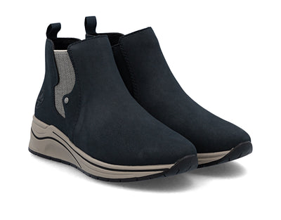 Rieker Ladies Low Wedge Ankle Boot N9561-14