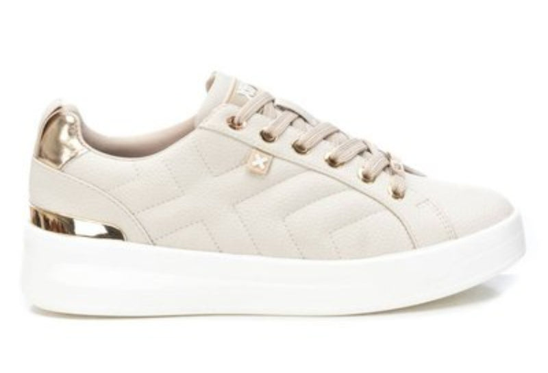 XTI Ladies Platform Laced Shoe 143057