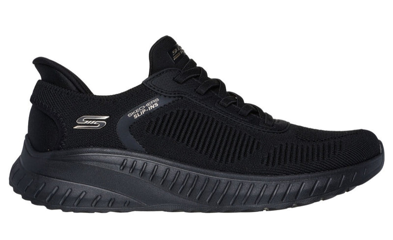 Skechers Bobs Squad Chaos Ladies Slip In Trainer 117497