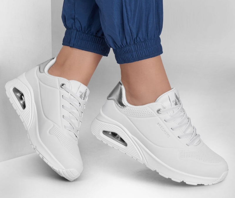 Skechers Uno Shimmer Away Ladies Trainer 155196