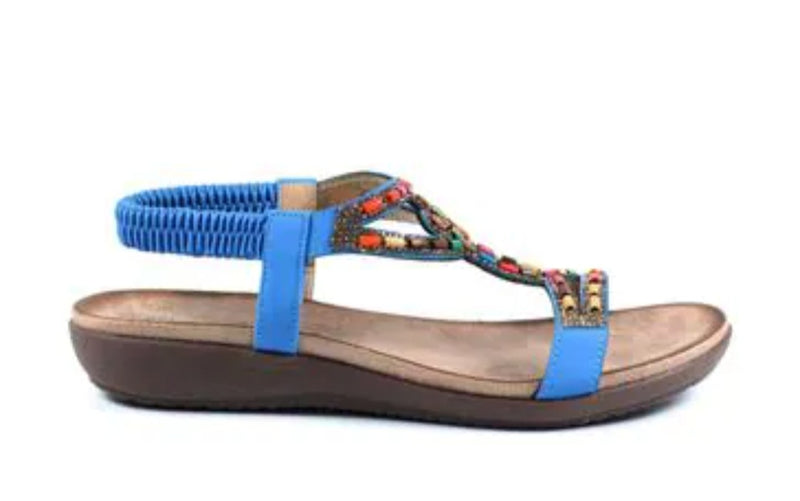 Lunar Mariella Ladies Flat Slip On Sandal JLH331