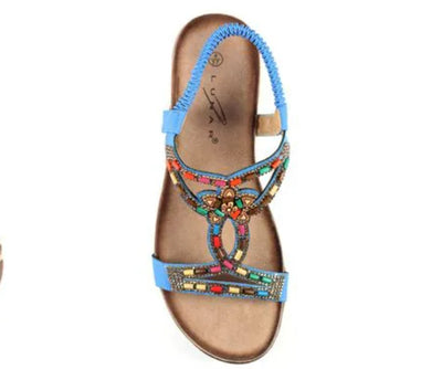 Lunar Mariella Ladies Flat Slip On Sandal JLH331