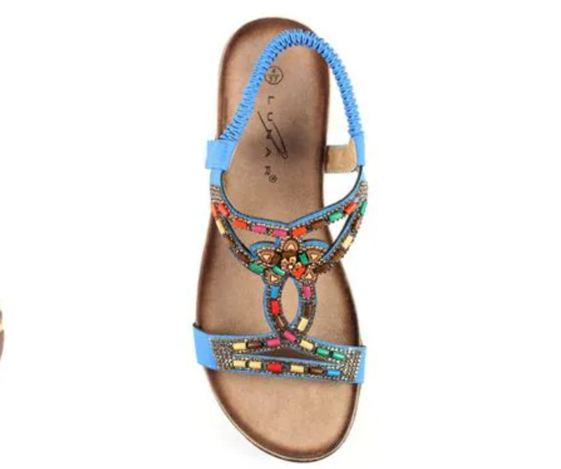 Lunar Mariella Ladies Flat Slip On Sandal JLH331