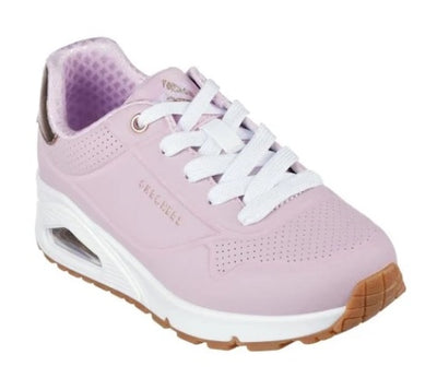 Skechers Girls Uno GEN1 Shimmer Away Trainer 310545L