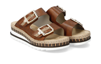 Rieker Ladies Wedge Slip On Mule Sandal V7955-24