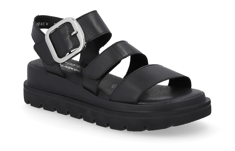 Rieker Revolution Ladies Double Velcro Platform Sandal W1650-00
