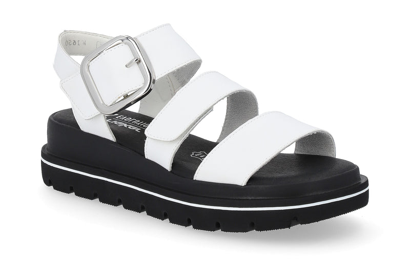 Rieker Revolution Ladies Double Velcro Platform Sandal W1650-80