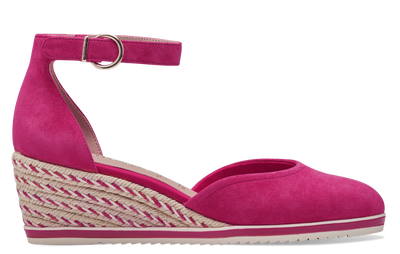 Tamaris Ladies Ankle Strap Espadrille Wedge Shoe 22309-42 513