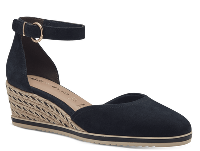Tamaris Ladies Ankle Strap Espadrille Wedge Shoe 22309-42 805